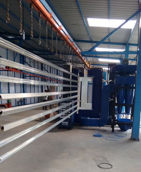 Powder Coating Plant for Aluminium Profiles